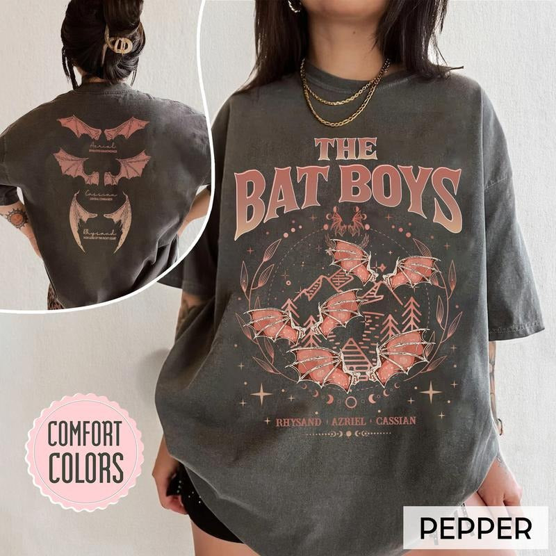 The Bat Boys Comfort Colors Shirt | ACOTAR Merch  Best Price Hoodie, Sweatshirt | UrbanDripWear.com