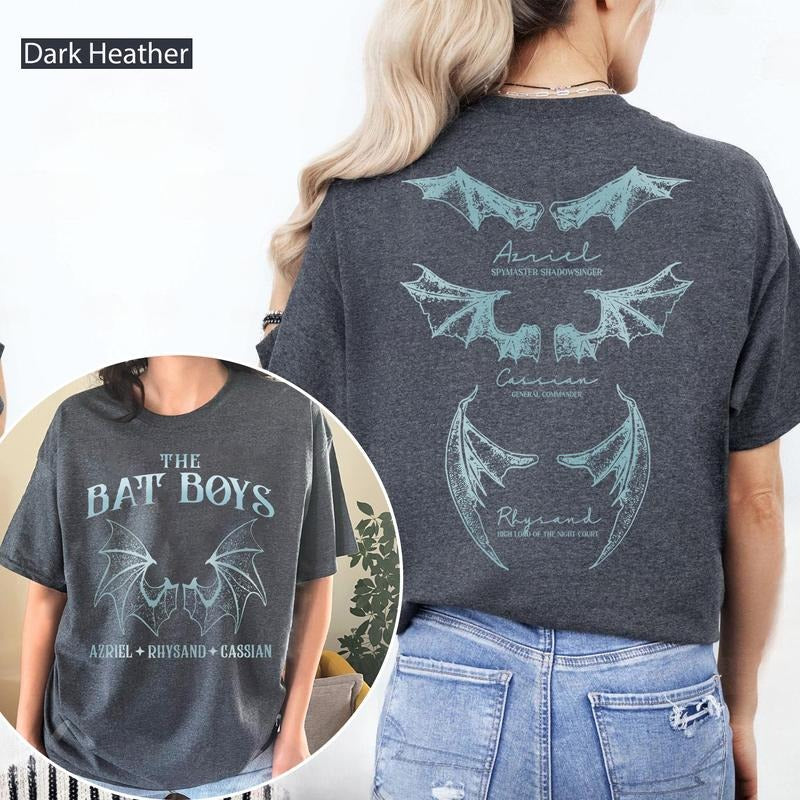 The Bat Boys Double Side Sweatshirt, Acotar Velaris Shirt, Bat Boys Tees, Bat Boy Fan Club Shirt, A Court of Thorn,...