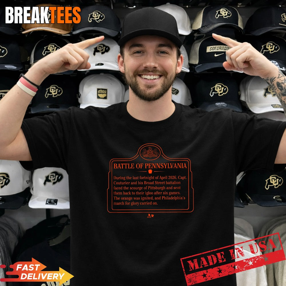 The Battle of Pennsylvania – Philadelphia Hockey Shirt