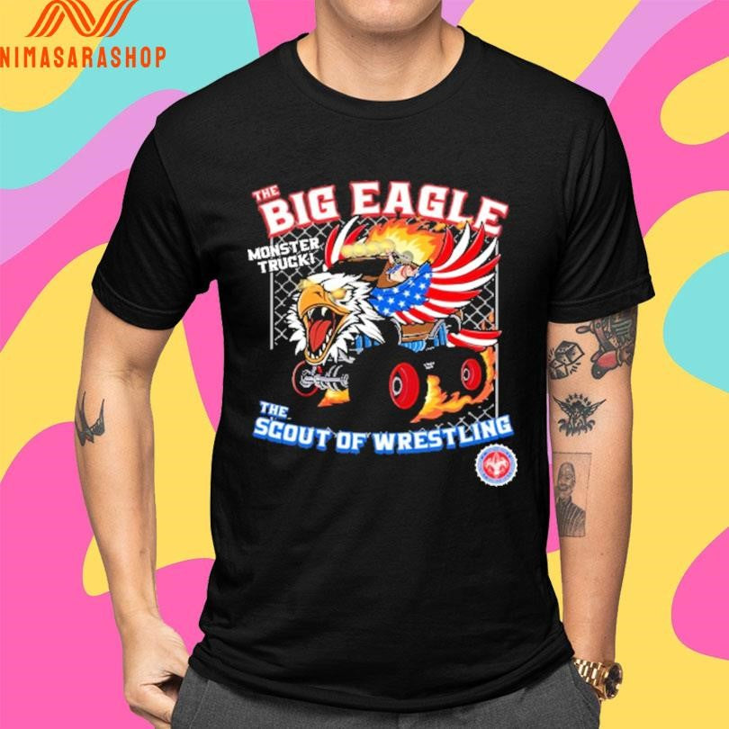 The Big Eagle Monster Truck The Scout Of Wrestling Shirts
