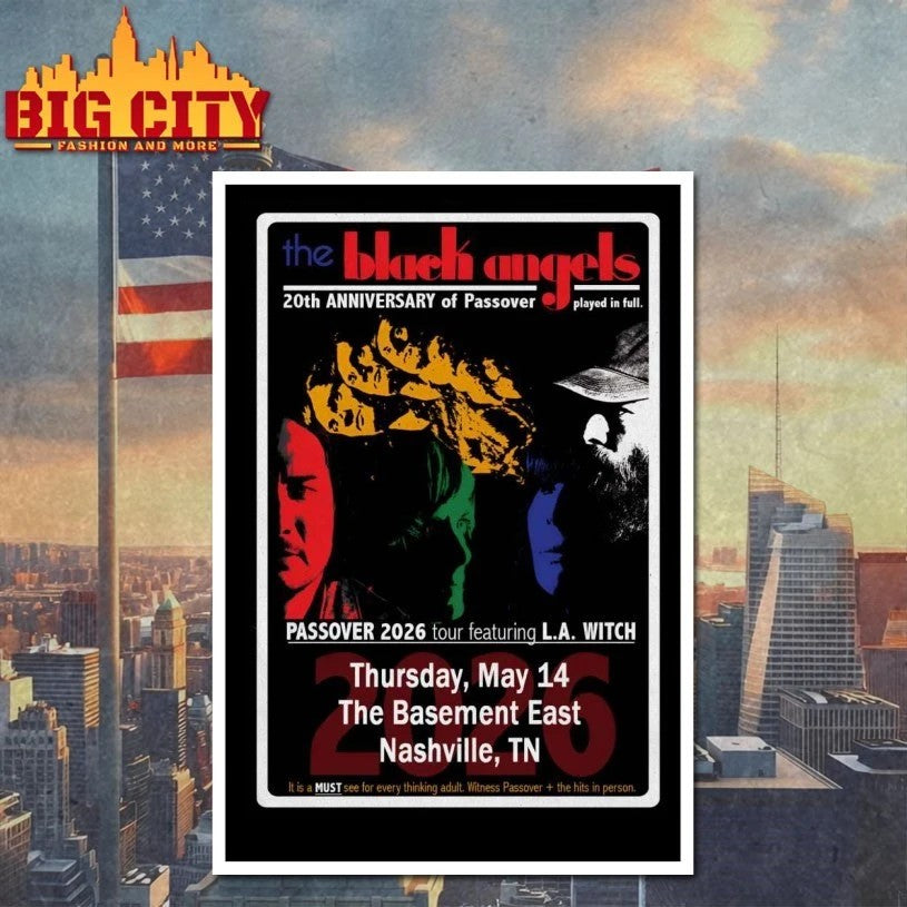 The Black Angels Tour Nashville TN On May 14 2026 Poster shirt