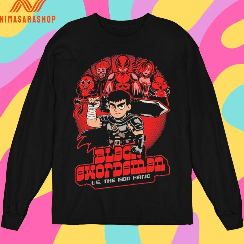 The Black Swordsman Us The God Hand Shirts