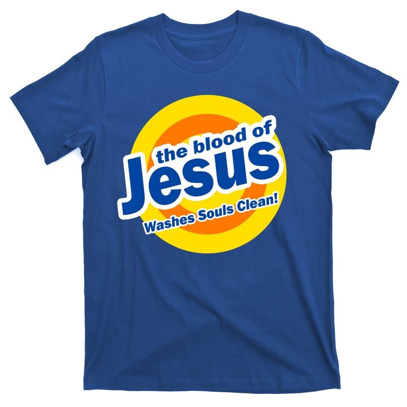 The Blood Of Jesus Washes Souls Clean T-Shirt Menswear Top Hoodie, Sweatshirt | UrbanDripWear.com
