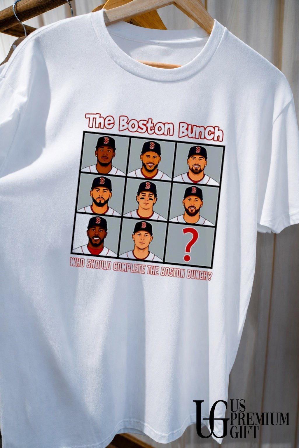The Boston Bunch Boston Red Sox Baseball players who should complete the Boston Bunch shirt