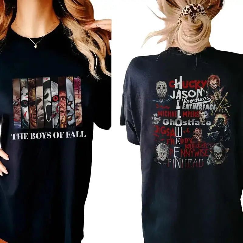 The Boys Of Fall Horror Movie Shirt, Horror Movie Sweatshirt, Halloween Sweatshirt, Halloween Shirt, Unisex Classic...