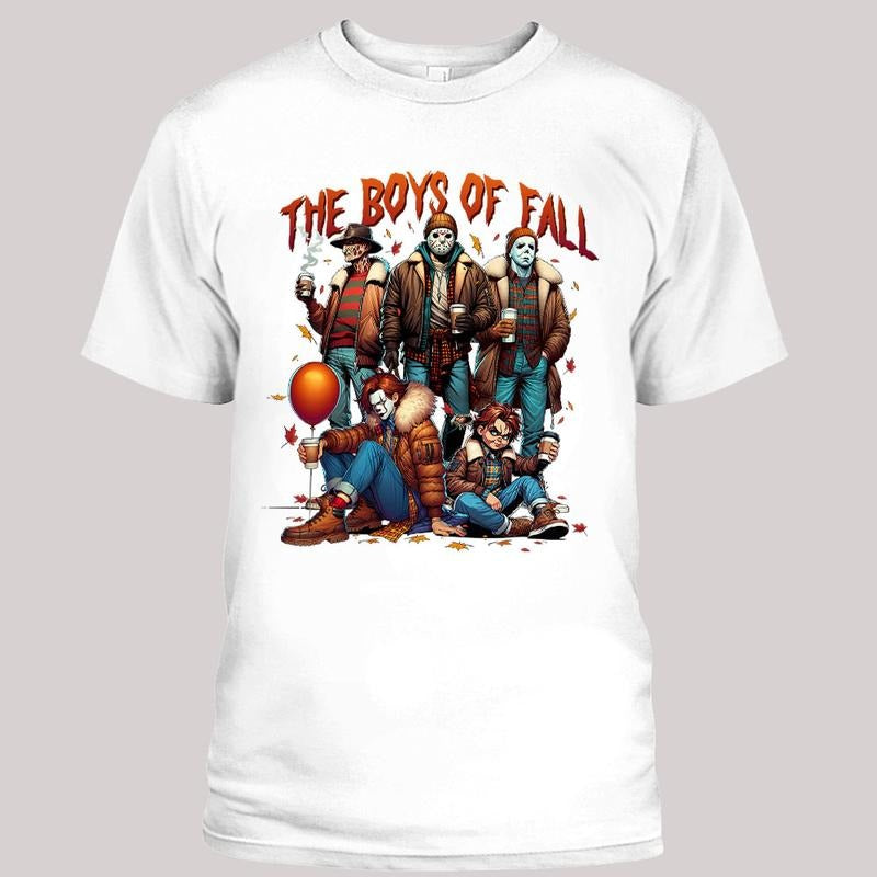 The Boys Of Fall Shirt, Halloween Horror Friends Shirt, Autumn Movie Killers Tee, Trending Shirts Hoodie, Sweatshirt