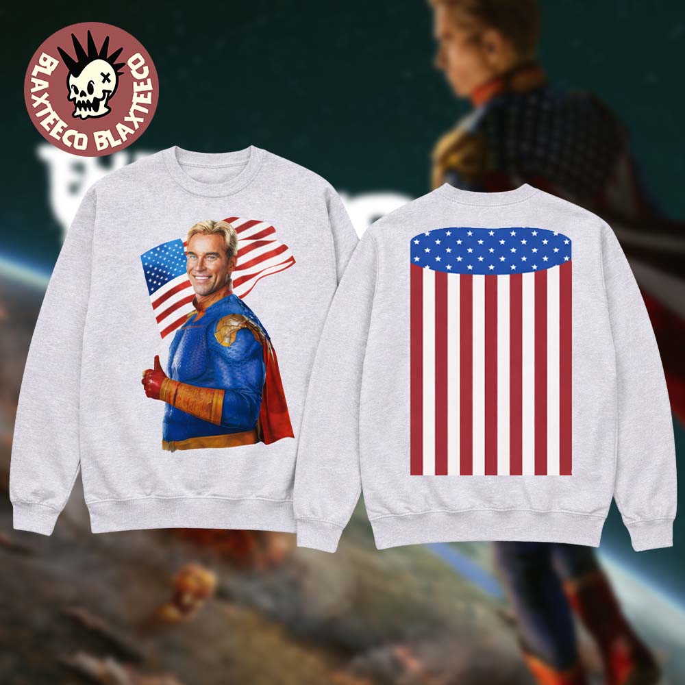 The Boys Season 5 Frenchie Serge Hughie Campbell Mother’s Milk Homelander Freedom Camp 37 Prisoner Sweater