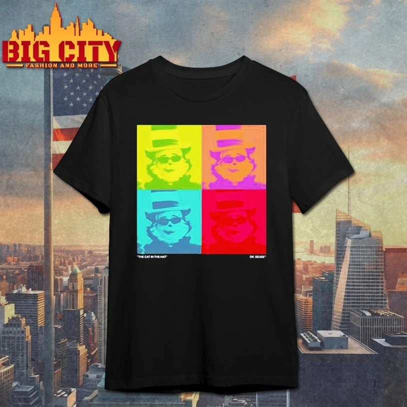 The Cat in the Hat Signature Collection Portrait Color Blocks T-shirt