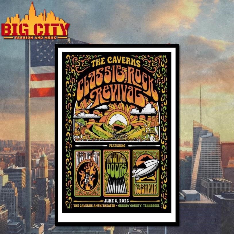 The Caverns Classic Rock Revival 6-6-2026 Grundy County TN Poster Shirt
