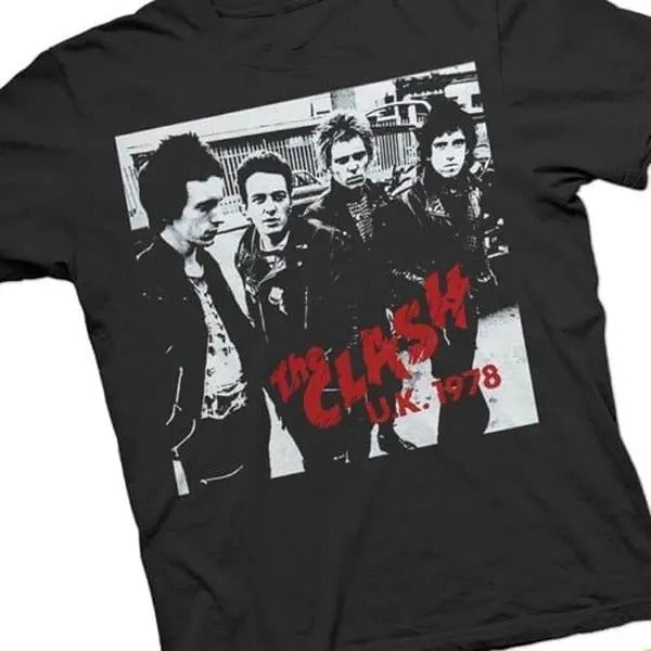 The Clash Band 1978 Rare Vintage T-Shirt Hoodie, Sweatshirt | UrbanDripWear.com