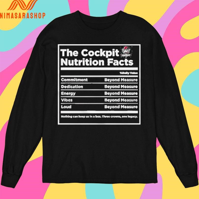 The Cockpit Nutrition Fact Shirts