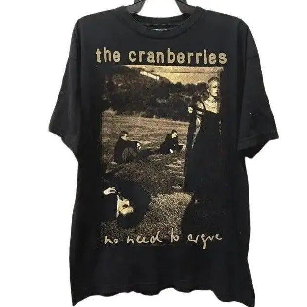 The Cranberries 1995 No need to argue Tee Cotton Unisex S-5XL Shirt EE2903 Baggy Fabric Hoodie, Sweatshirt