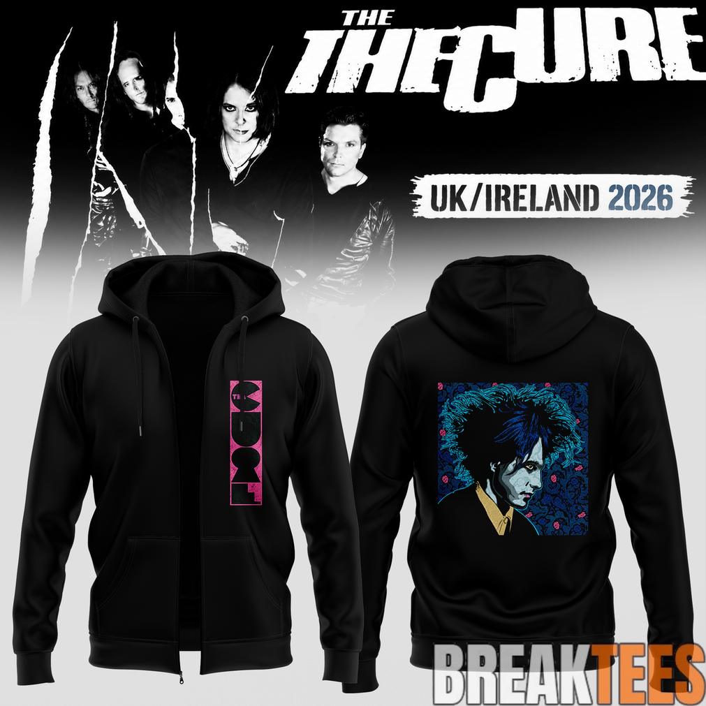 The Cure Festival Summer Live 2026 ‘Curewave’ Black Hoodie