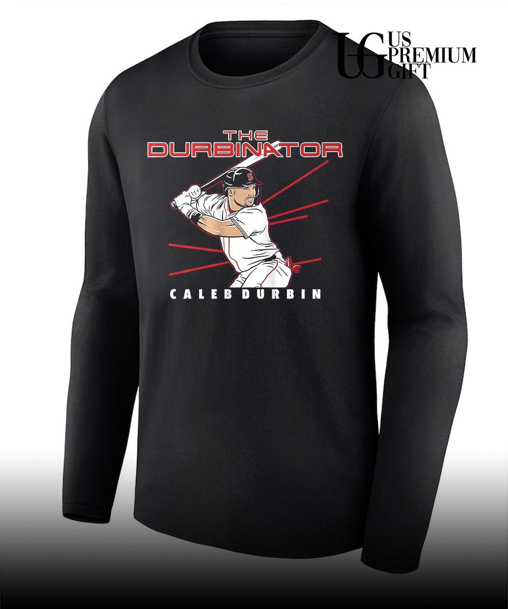 The Durbinator Caleb Durbin Boston Red Sox baseball signature shirt