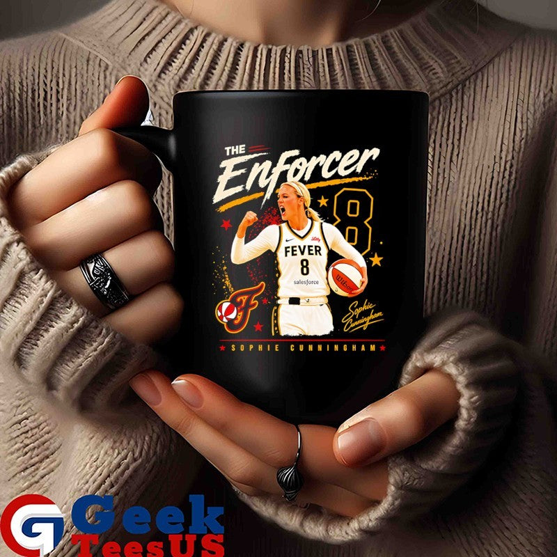 The Enforcer 8 Sophie Cunningham Indiana Fever WNBA signature T-shirt