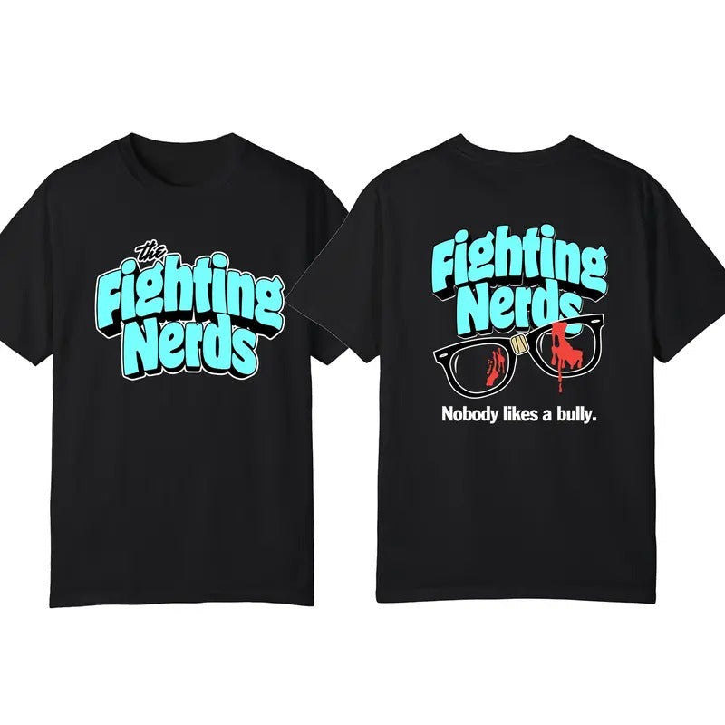 The Fighting Nerds Bloody Glasses Shirt, MMA UFC Tee, Gift For Fans Cotton Crewneck Hoodie, Sweatshirt | UrbanDripWear.com