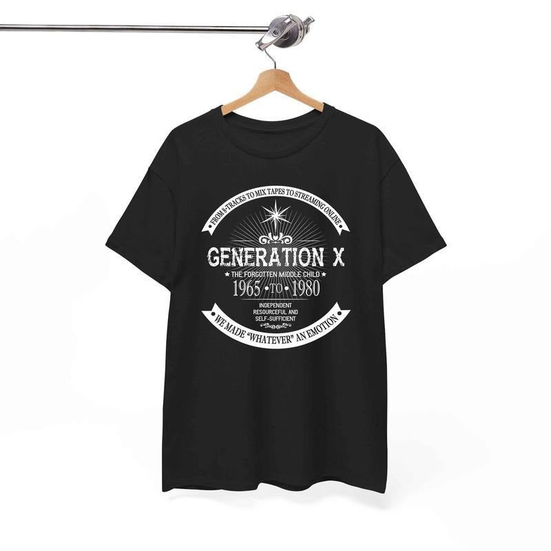 The Forgotten Middle Child | Gen X Generation X 60s 70s 80s T-Shirt Hoodie, Sweatshirt | UrbanDripWear.com
