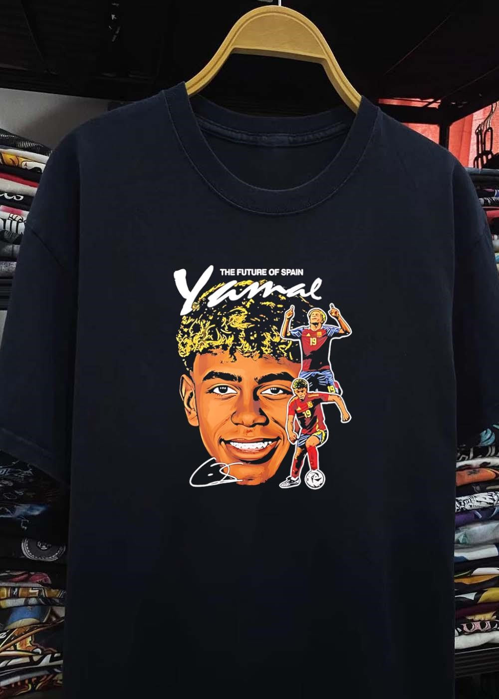 The Future of Spain Yamal Lamine Signature Football T-Shirt