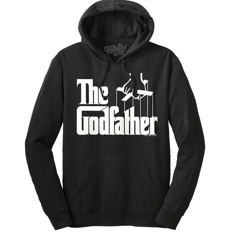 The Godfather Mafia Movie Hooded Sweatshirt - Black T-Shirts, Hoodie | UrbanDripWear.com