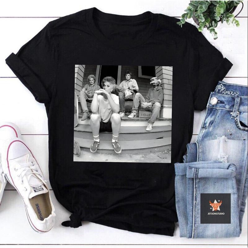 The Golden Girls Unisex Vintage T-Shirt, Squad Girls Shirt Best Price Hoodie, Sweatshirt | UrbanDripWear.com