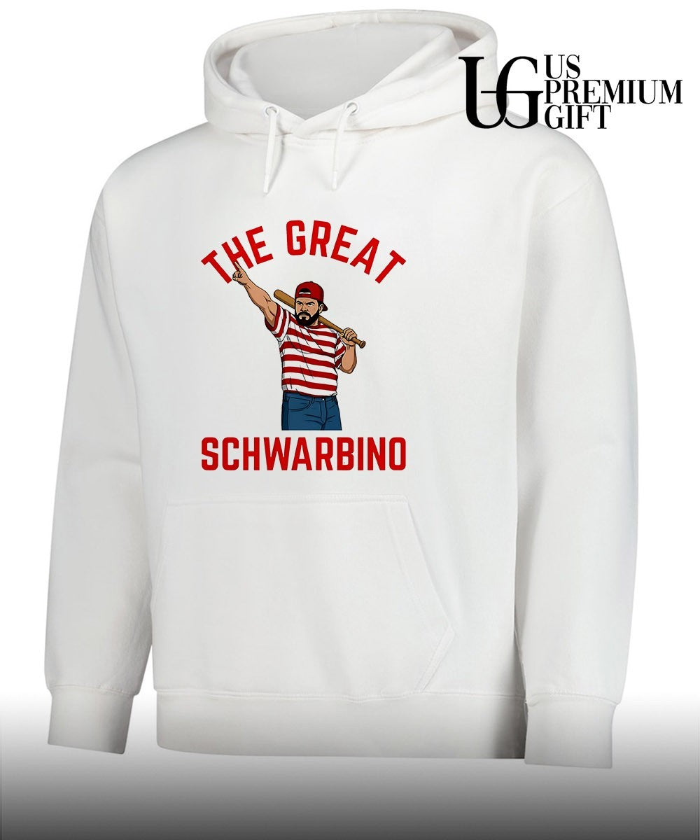 The Great Schwarbino Philadelphia Phillies baseball shirt