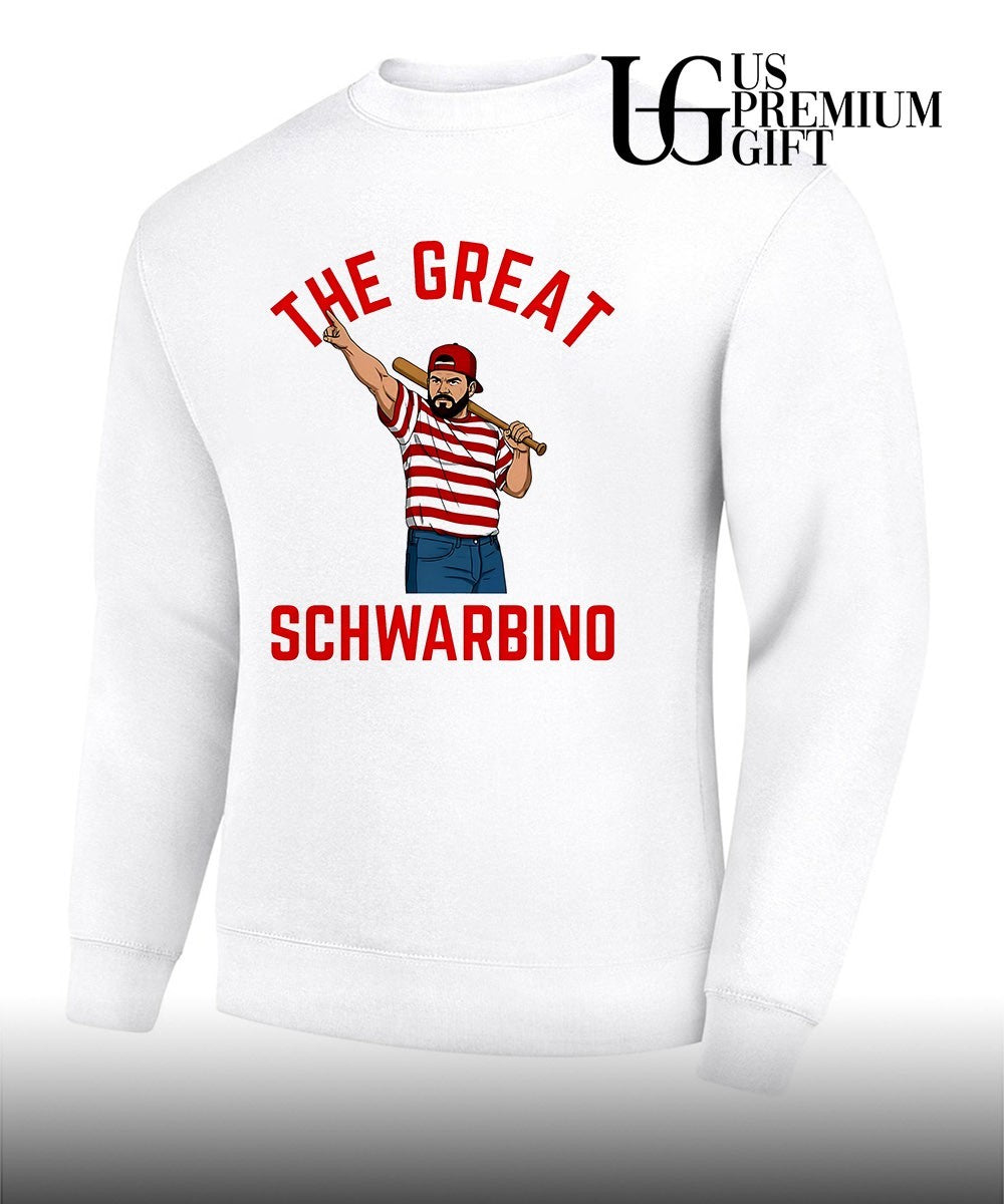 The Great Schwarbino Philadelphia Phillies baseball shirt