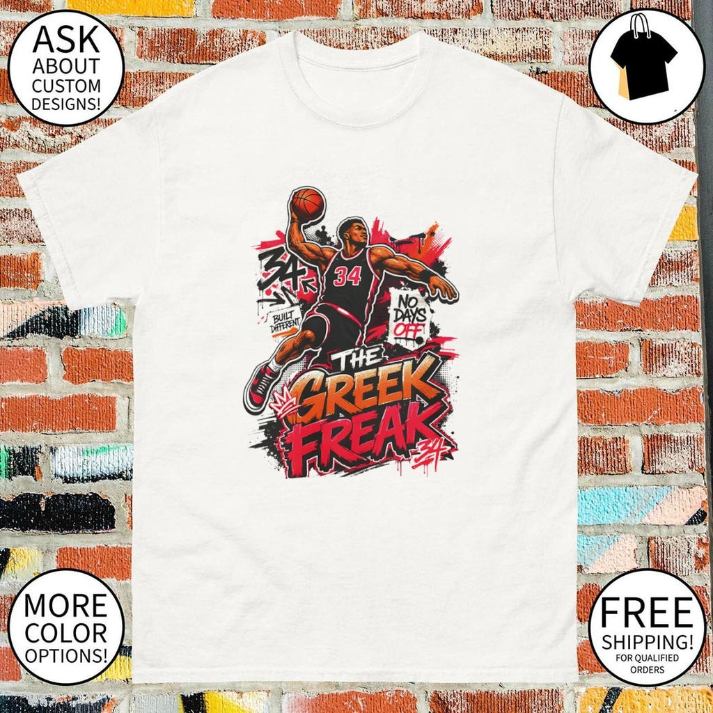 The Greek Freak Giannis Antetokounmpo Graphic shirt