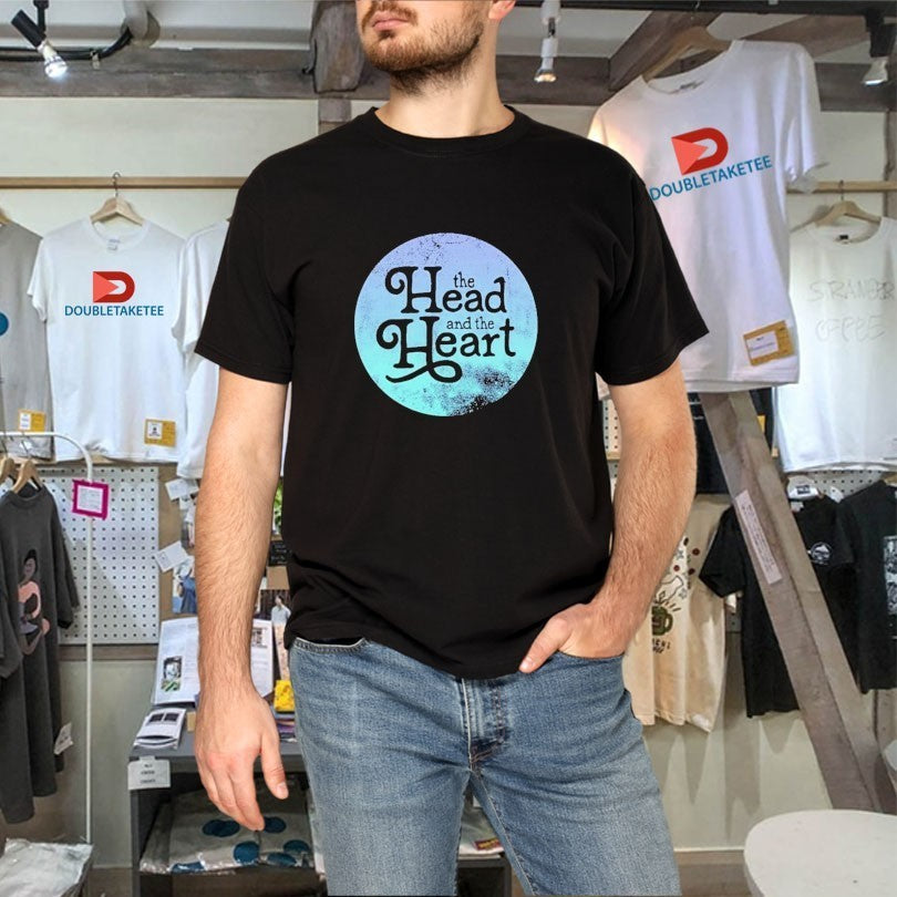 The Head And The Heart Periwinkle Gradient Shirts