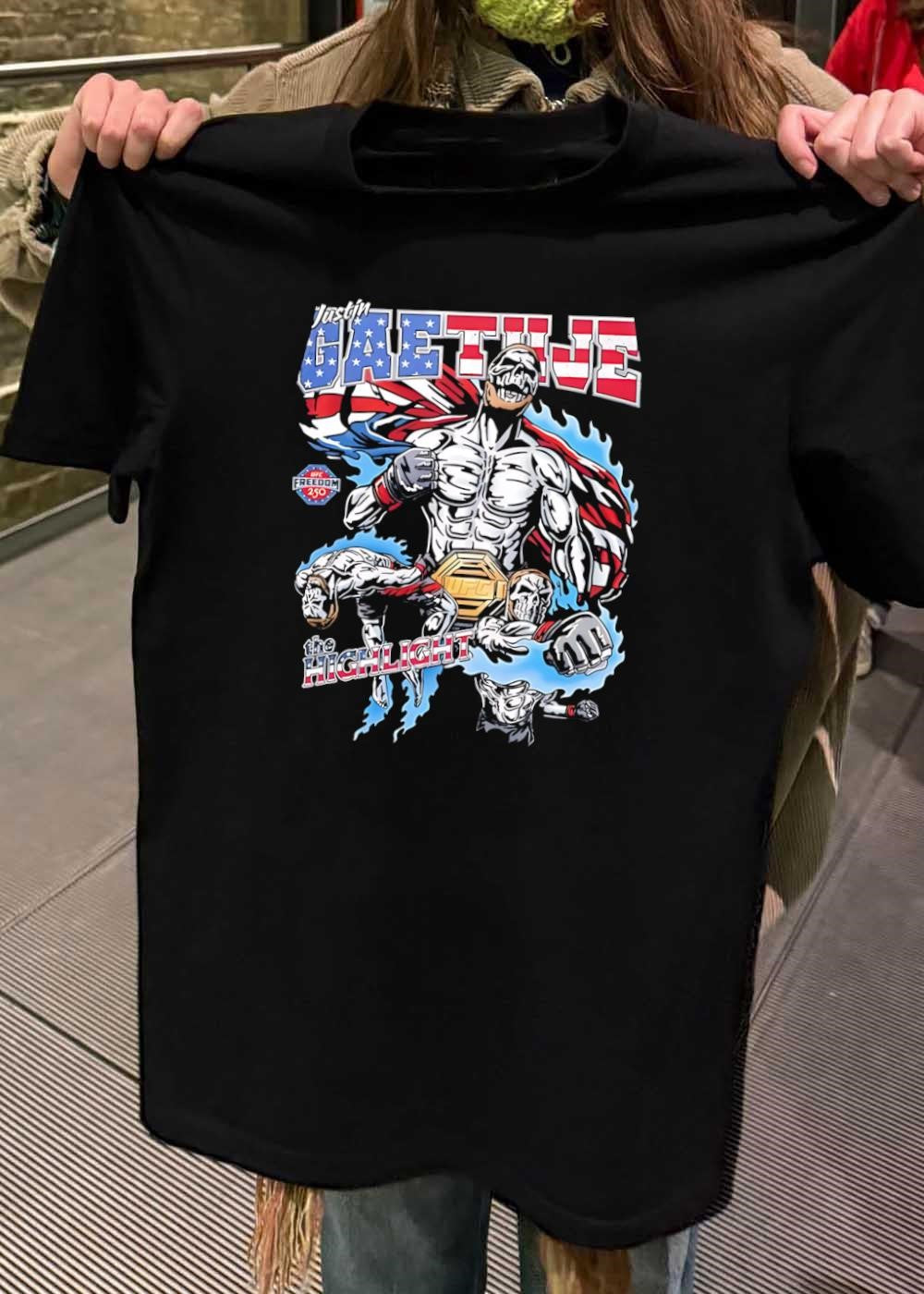 The Highlight Justin Gaethje UFC Freedom 250 Shirt