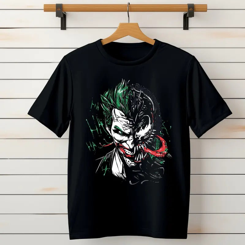 The Joker x Venom T-Shirt Trending Movie T shirt Vintage 90s T-shirt gift for Movie fans gift for him gift for her unisex...