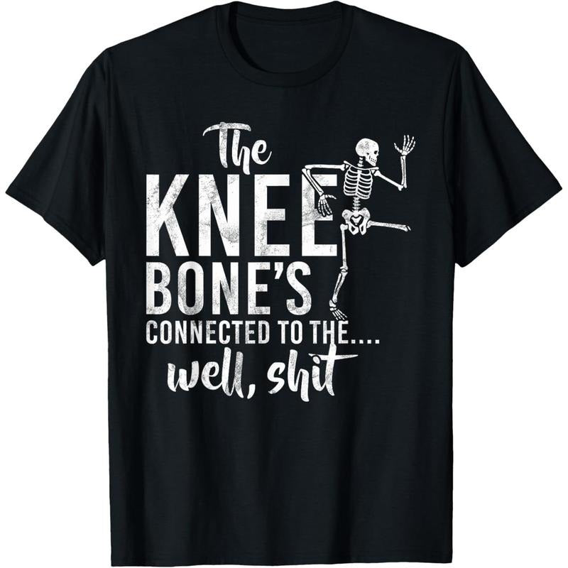 The Knee Bone's Connected To The Well, Shit Amputee Gifts T-Shirt made in usa Hoodie, Sweatshirt | UrbanDripWear.com