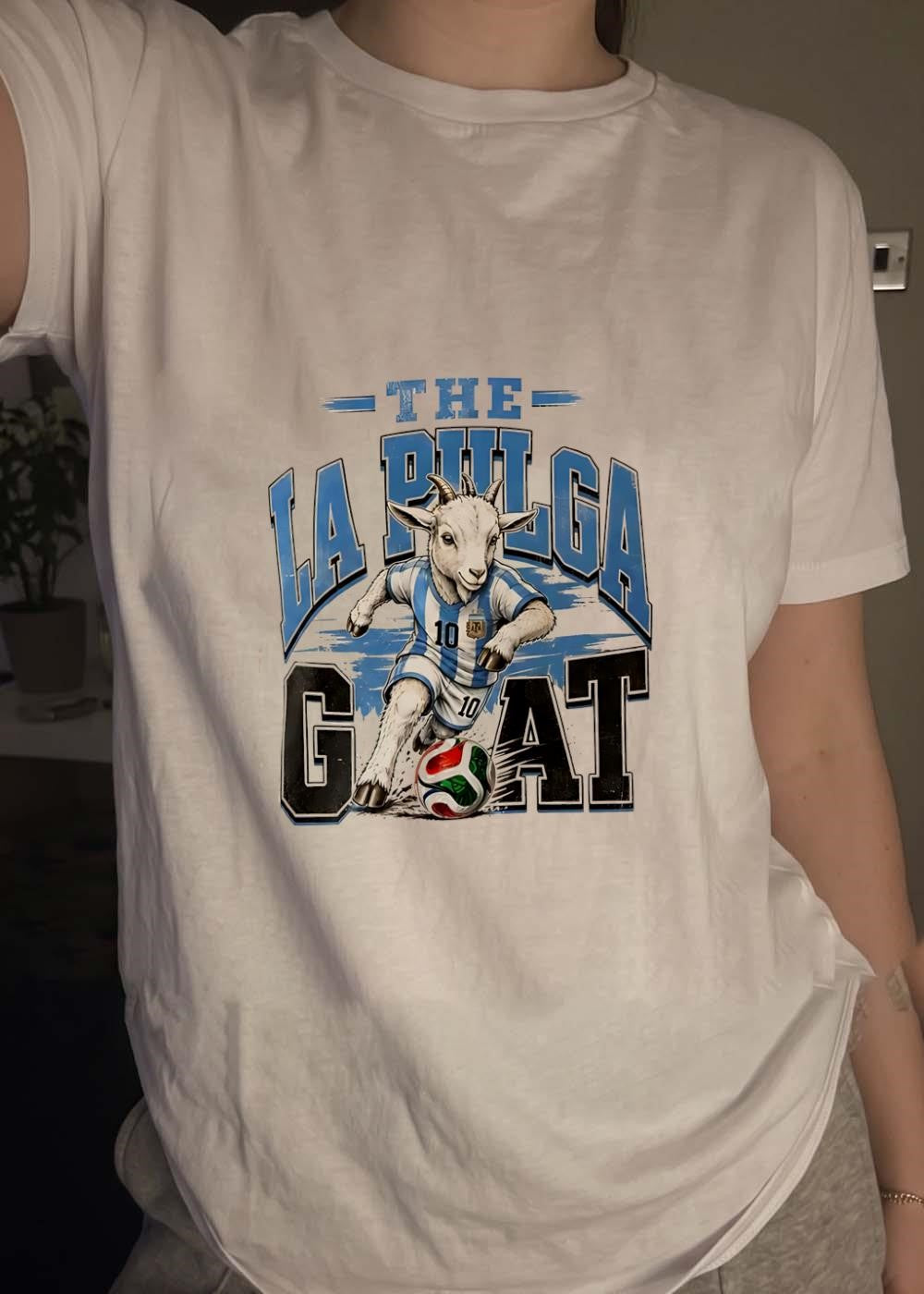 The La Pulga Goat Argentina Soccer T-Shirt