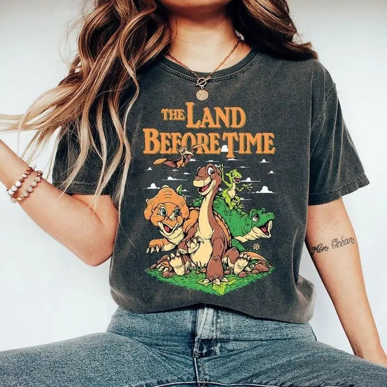 The Land Before Time Pastel Dinosaur Friends Shirt, Dinosaur Party Shirt Hoodie, Sweatshirt | UrbanDripWear.com