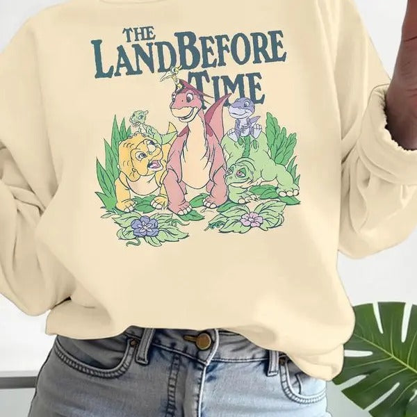 The Land Before Time Sweatshirt, Pastel Dinosaur Friends T-Shirt, Land Before Time Party Sweatshirt, Dino-Mite Journey...