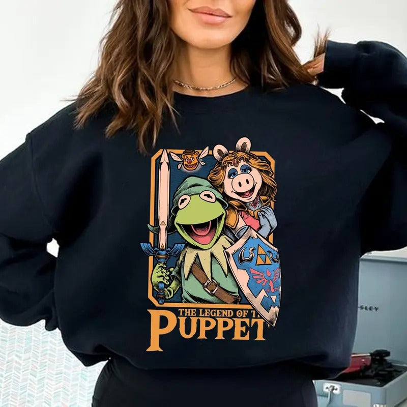 The Legend Of The Muppet Shirt, Muppets Sweatshirt, The Muppets Tee Shirt, Vintage The Legend Of The Muppet Hoodie