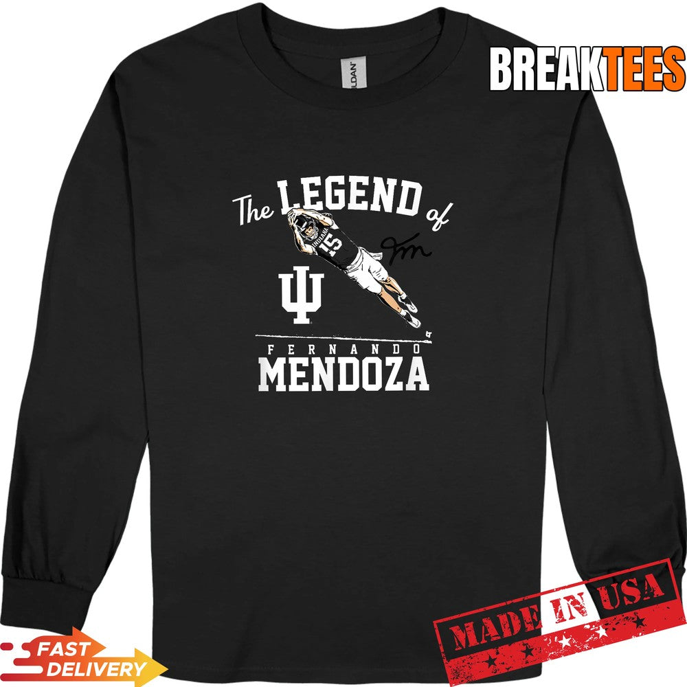 The Legend of Fernando Mendoza Indiana Hoosiers Football Shirt