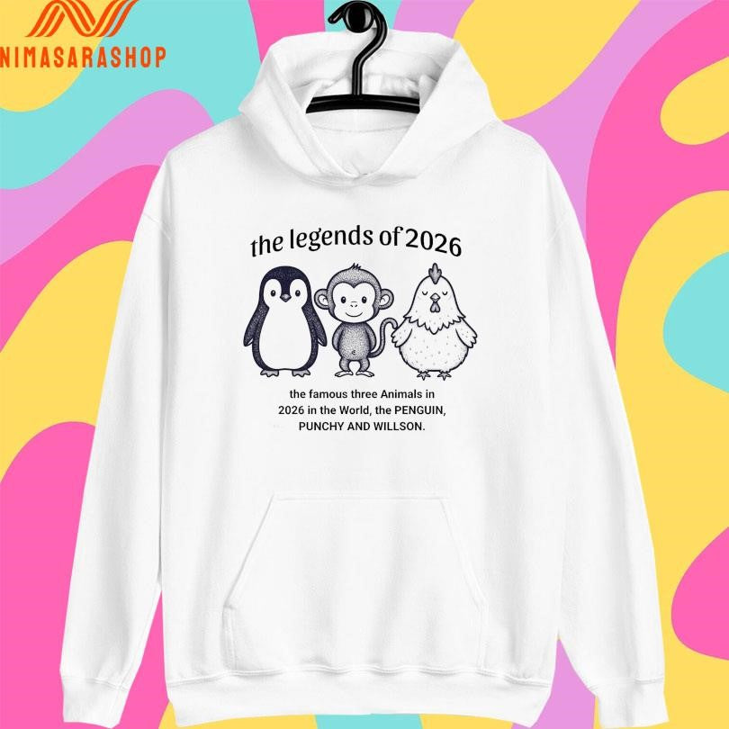The Legends Of 2026 The Famous Three Animals In 2026 In The World The Penguin Punchy And Willson Shirts