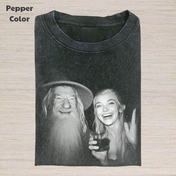 The Lord of the Rings Vintage Graphic Tee, Funny Gandalf T-Shirt, Movies Tee, Unisex Meme Cringe Funny Dumb Shirt,...