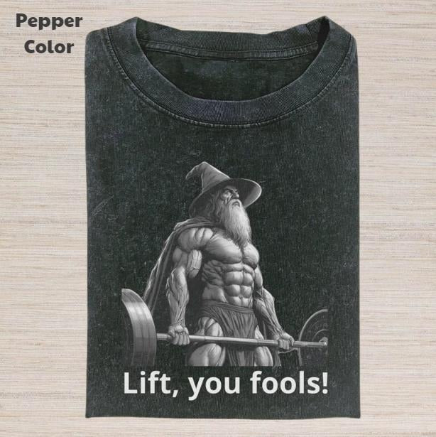 The Lord of the Rings Vintage Graphic Tee, Galdalf Wizard Fitness T-Shirt, Movies Tee, Unisex Meme Funny Dumb Shirt,...