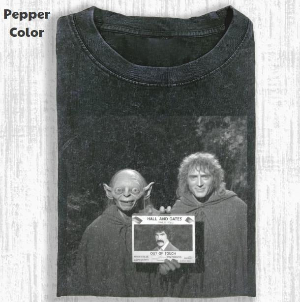 The Lord of the Rings Vintage Graphic Tee, Gollum And Frodo T-Shirt, Movies Tee, Unisex Meme Cringe Funny Dumb Shirt,...