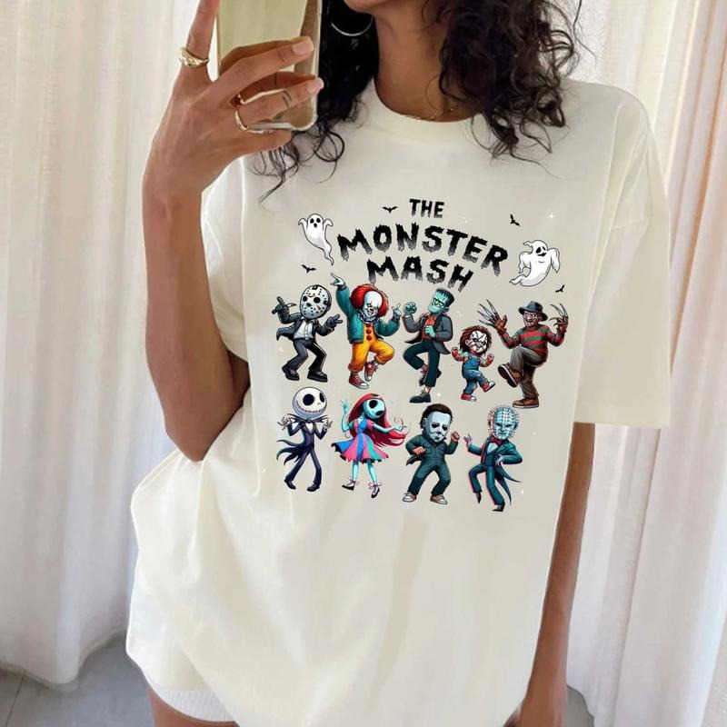 The Monster Mash Shirt, Hallowen Shirt,  Cute Fall Shirt, Spooky Season Hoodie, Sweatshirt | UrbanDripWear.com