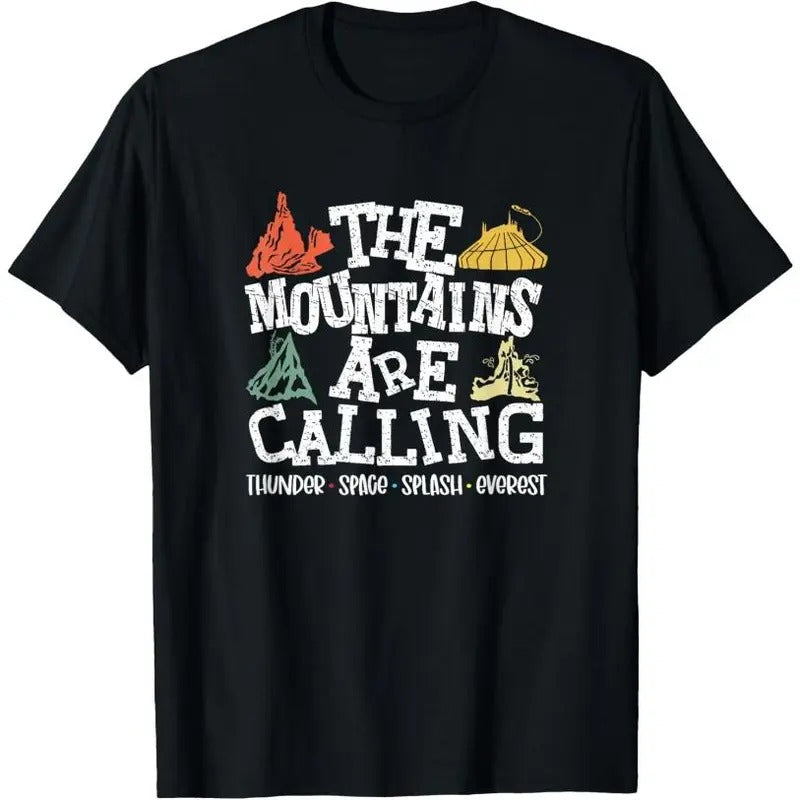 The Mountains Are Calling Space Splash Thunder Everest T-Shirt Made in USA Hoodie, Sweatshirt | UrbanDripWear.com