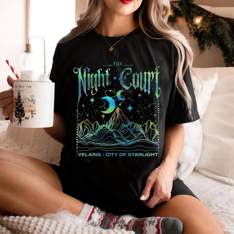 The Night Court Velaris Tee Shirt, Velaris City Of Starlight Sweatshirt, Velaris The Night Court Sweater, Acotar Velaris...