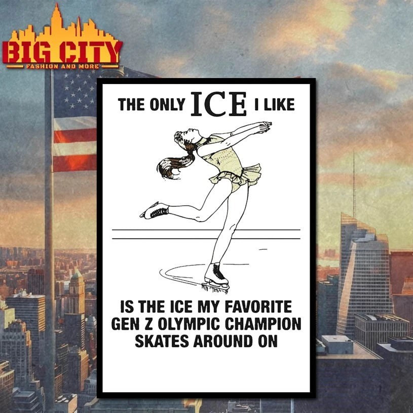 The Only ICE I Like Is The Ice My Favorite Gen Z Olympic Champion Skates Around On t-shirt