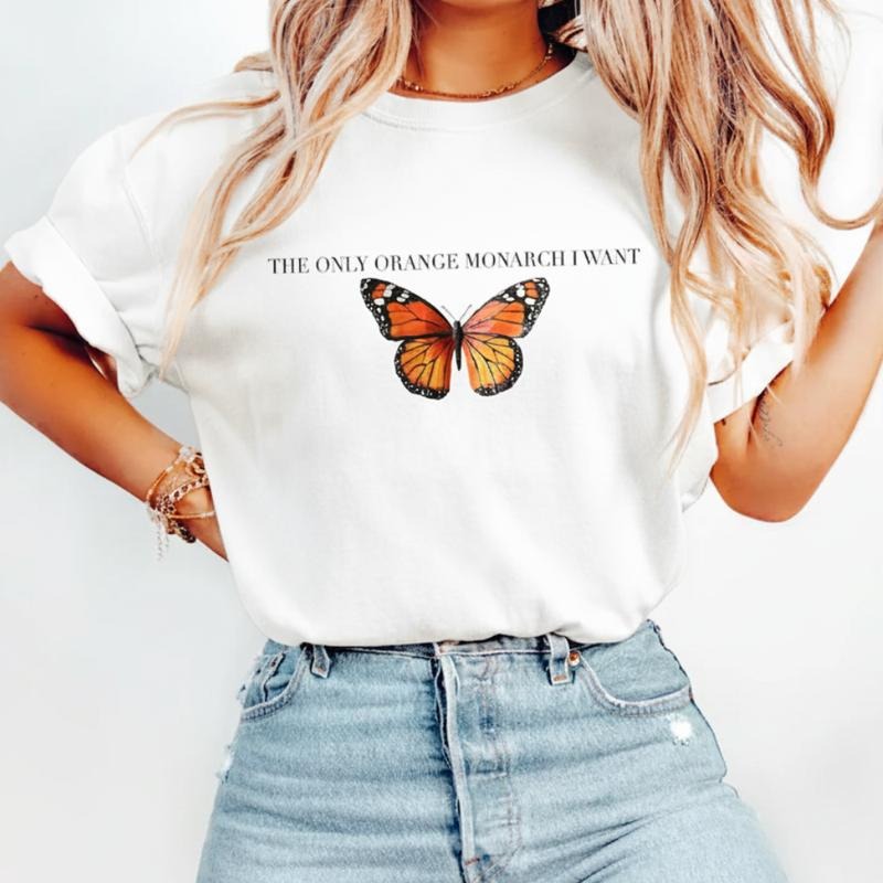 The Only Monarch I Want T-Shirt, Pro Democracy Political T-Shirt, Anti Authoritarianism T-Shirt, Trump Gift Top Hoodie,...