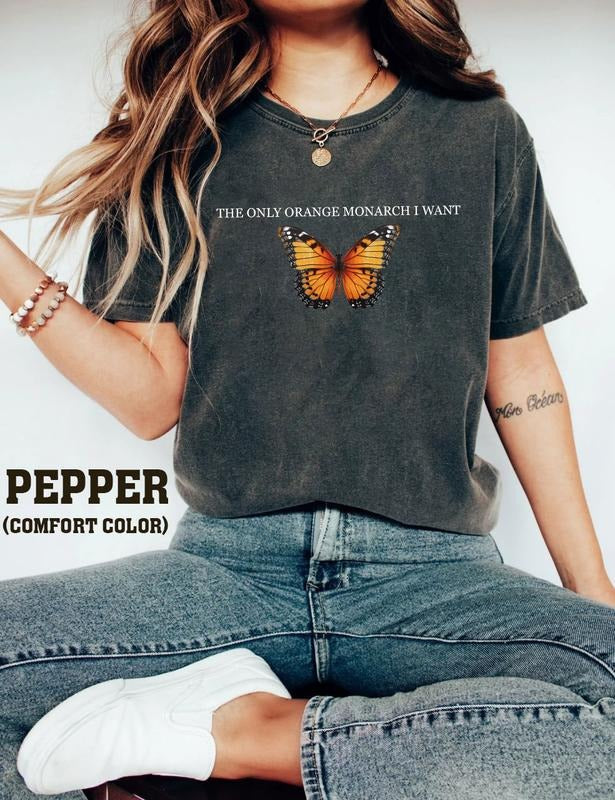 The Only Orange Monarch I Want Shirt, Protect Democracy Shirt, Trump FDT Shirt, Trendy Tee Hoodie, Sweatshirt