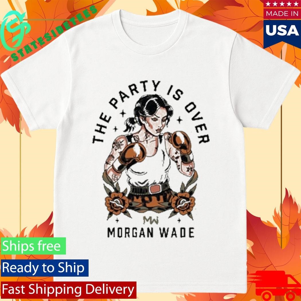 The Party Is Over Morgan Wade Boxing Shirt
