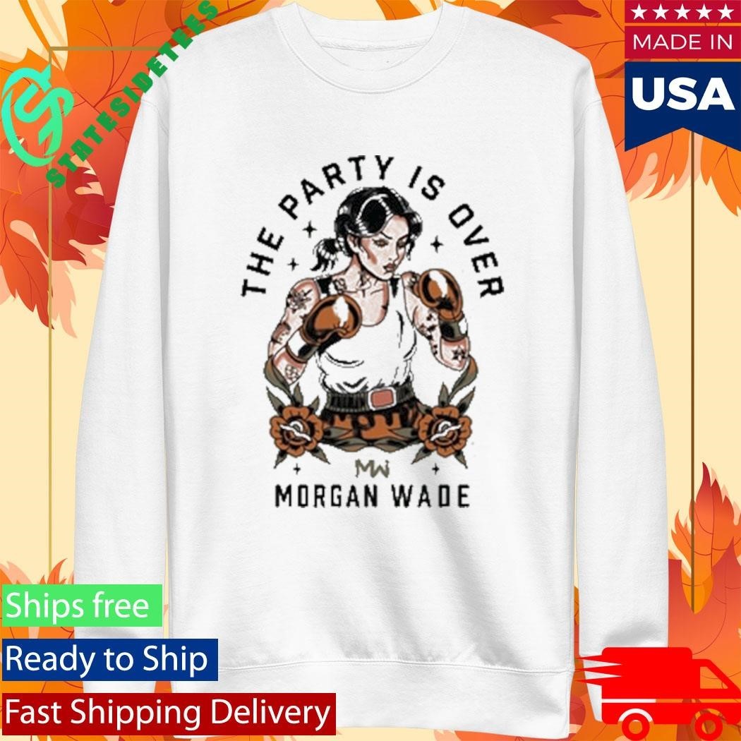 The Party Is Over Morgan Wade Boxing Shirt