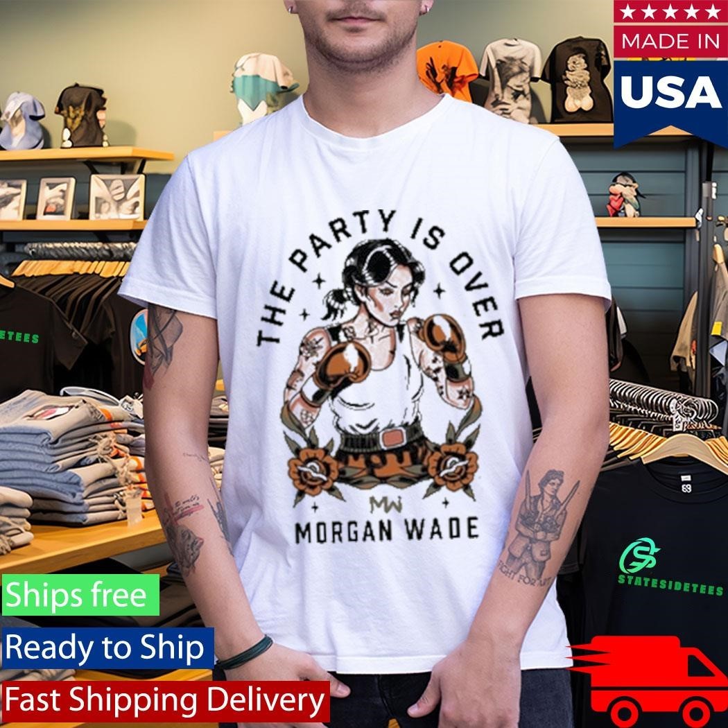 The Party Is Over Morgan Wade Boxing Shirt