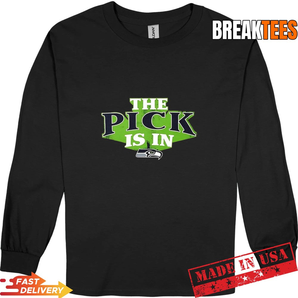 The Pick is in Seattle Seahawks Football T-Shirt